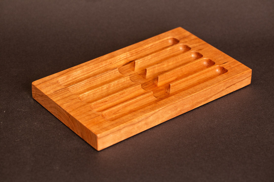 Pen Rack Five - Cherry