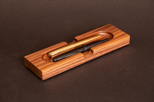 Pen Rack Two Loop - Walnut