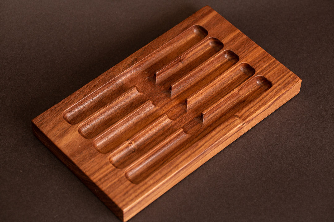 Pen Rack Five - Walnut