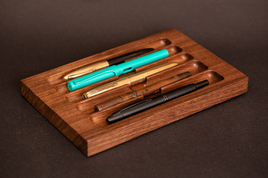 Pen Rack Five Large - Walnut