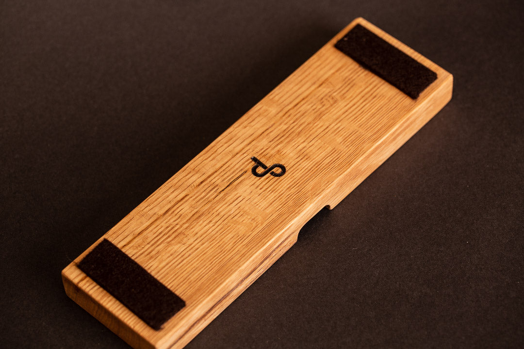 Pen Rack Two Loop - Rustic Oak