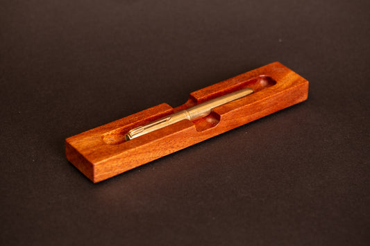 Pen Rack One - Mahogany