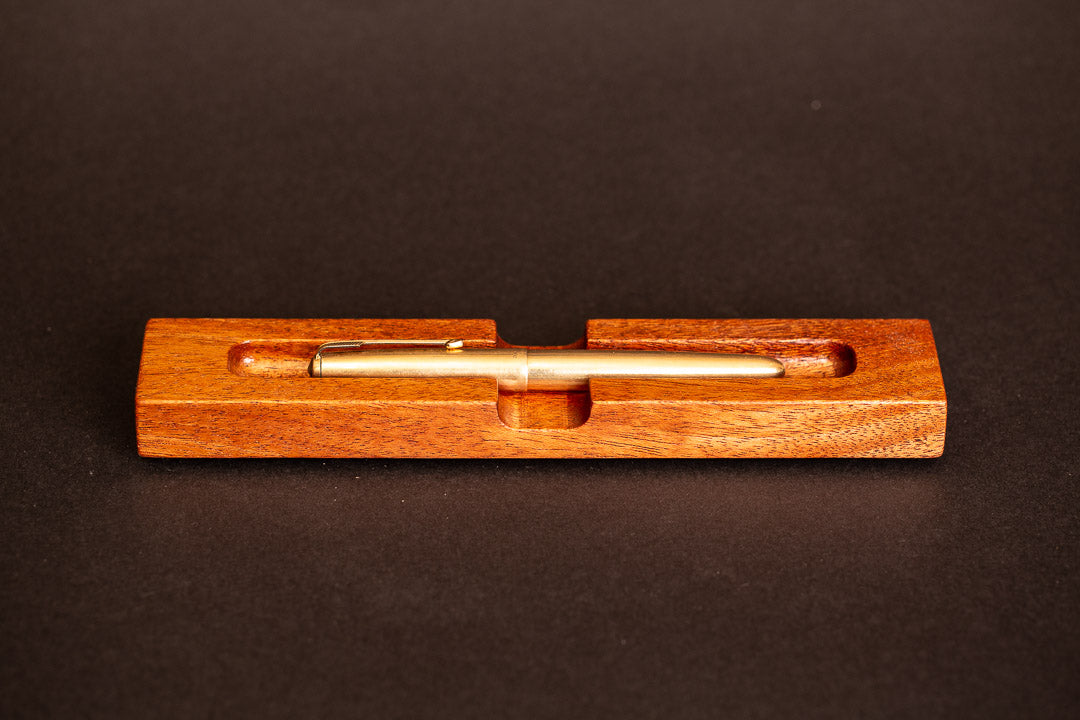 Pen Rack One - Mahogany