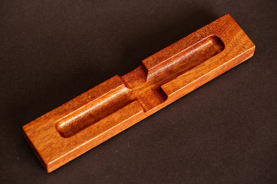 Pen Rack One - Mahogany