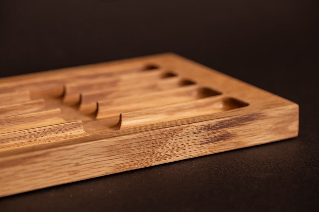 Pen Rack Five Large - Rustic Oak