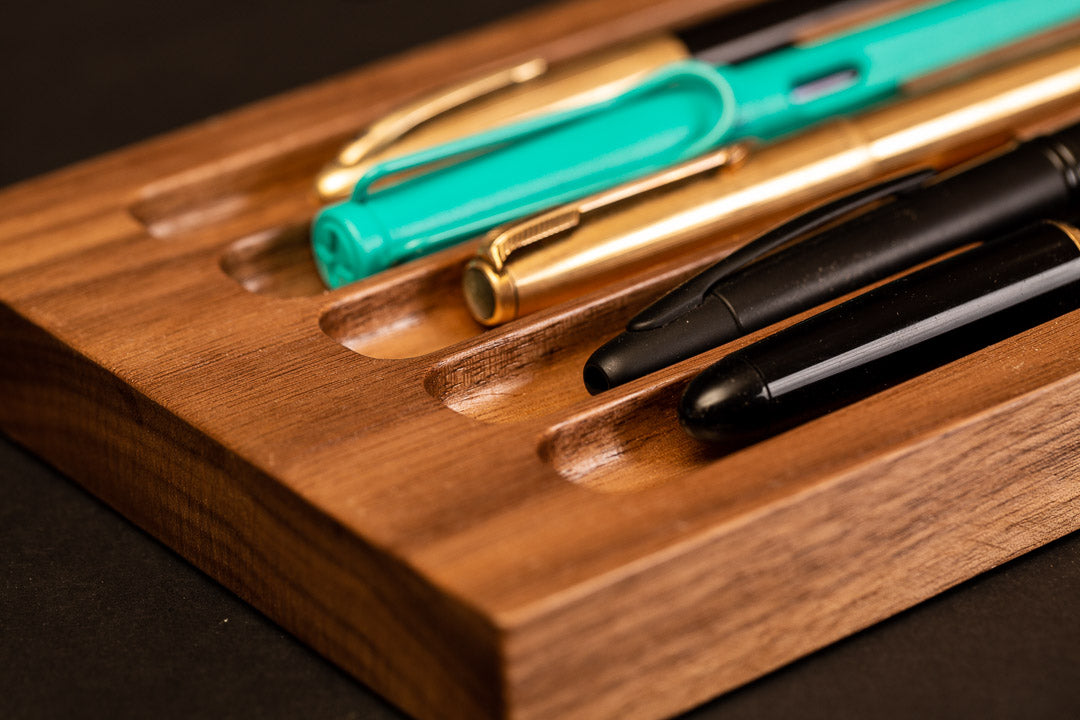 Pen Rack Five - Walnut