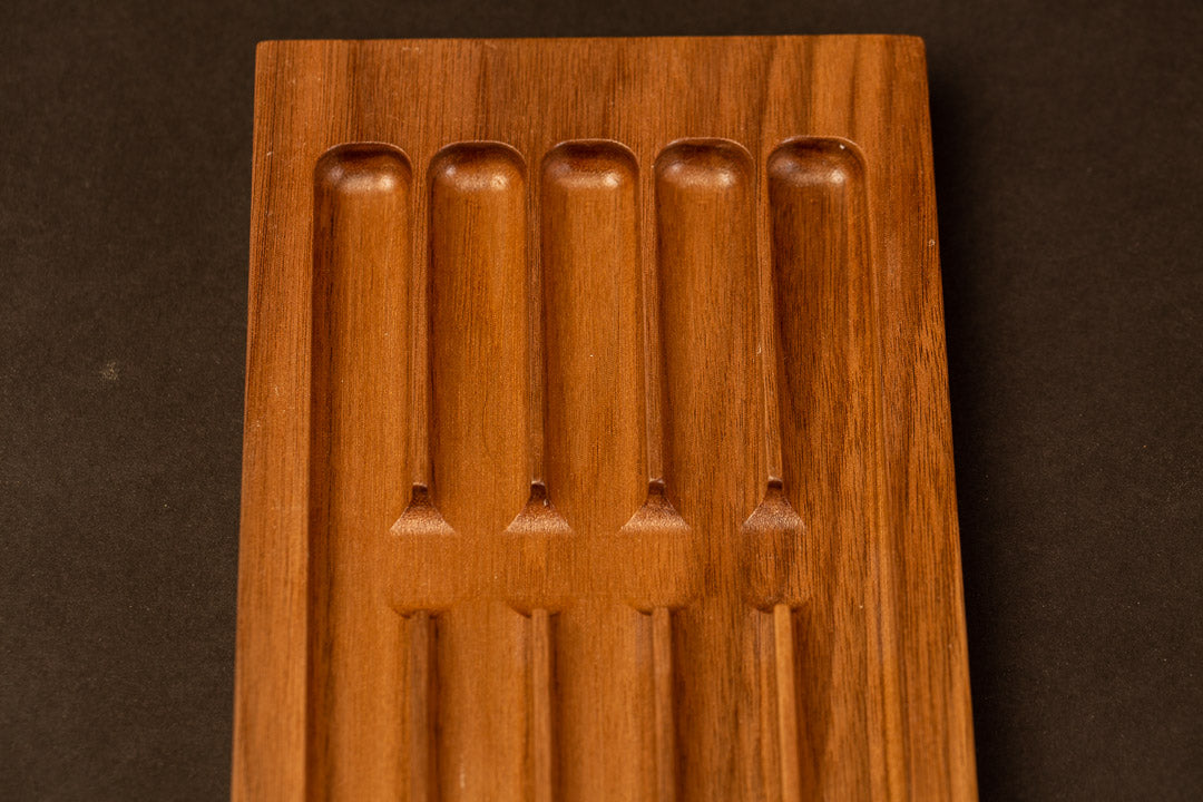 Pen Rack Five - Walnut